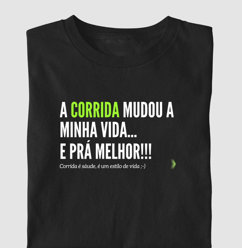 A corrida mudou minha vida...