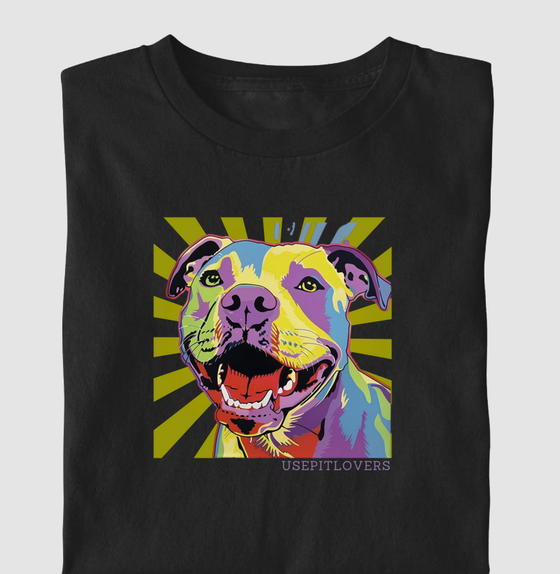 Pit Bull tela pop art 