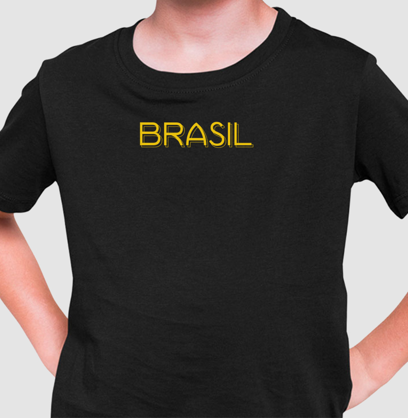 Camiseta Infantil Brasil
