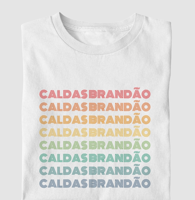 Caldas Brandão Letreiro Retrô