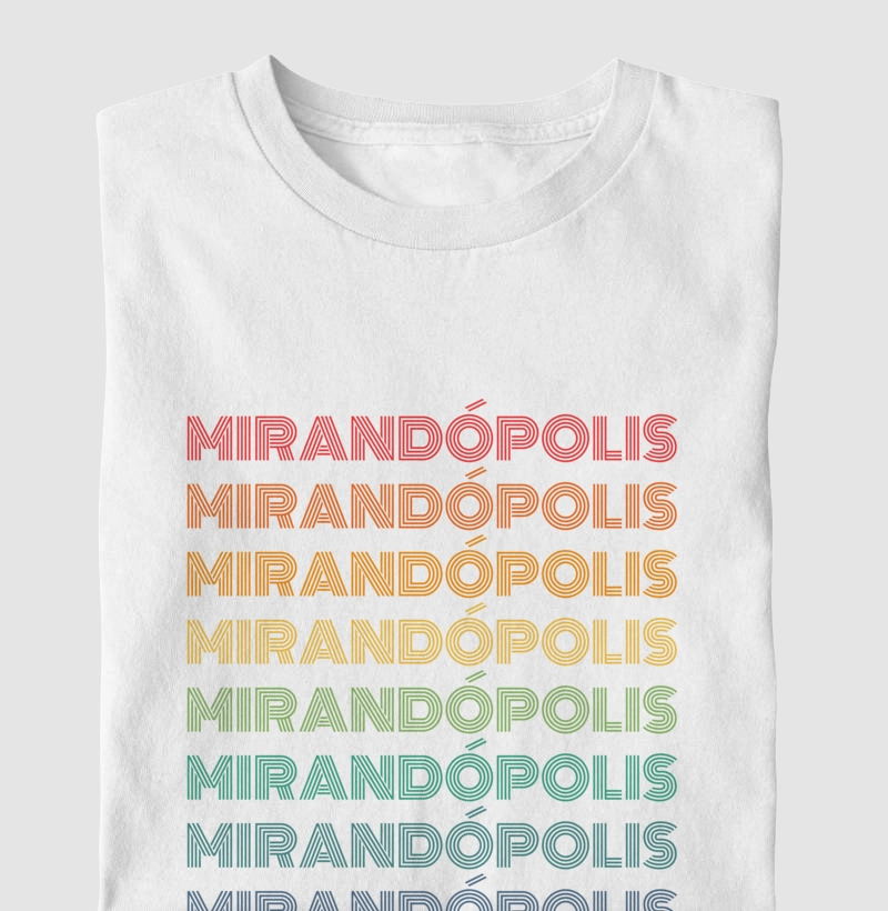 Mirandópolis Letreiro Retrô
