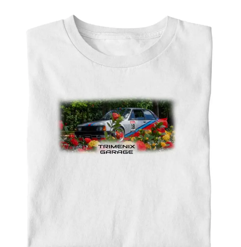 Camiseta Chevette e flores