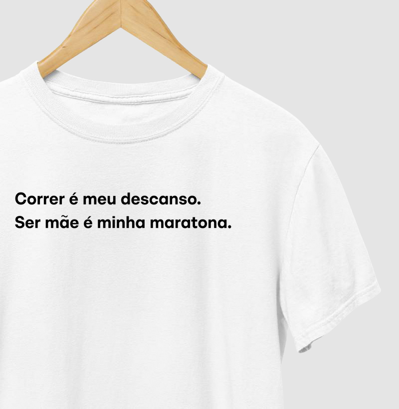 Correr é meu descanso