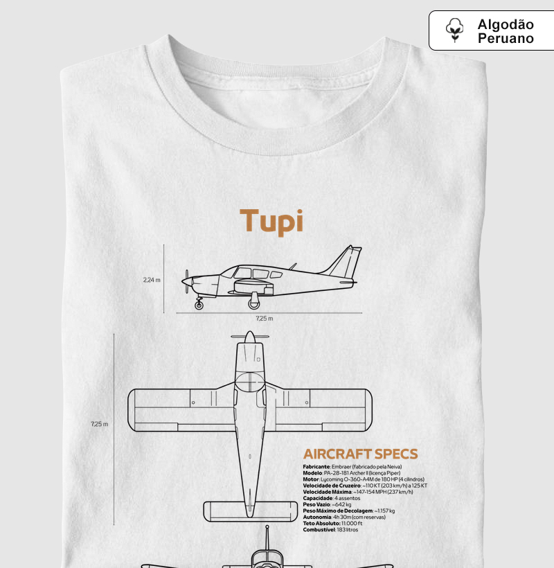 Embraer EMB-712 "Tupi" - Blueprint