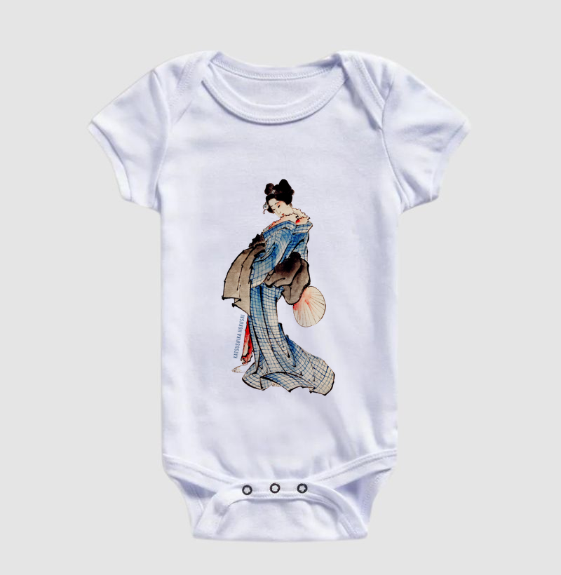 Woman ... Wearing Kimono (1830-1850) - Katsushika Hokusai