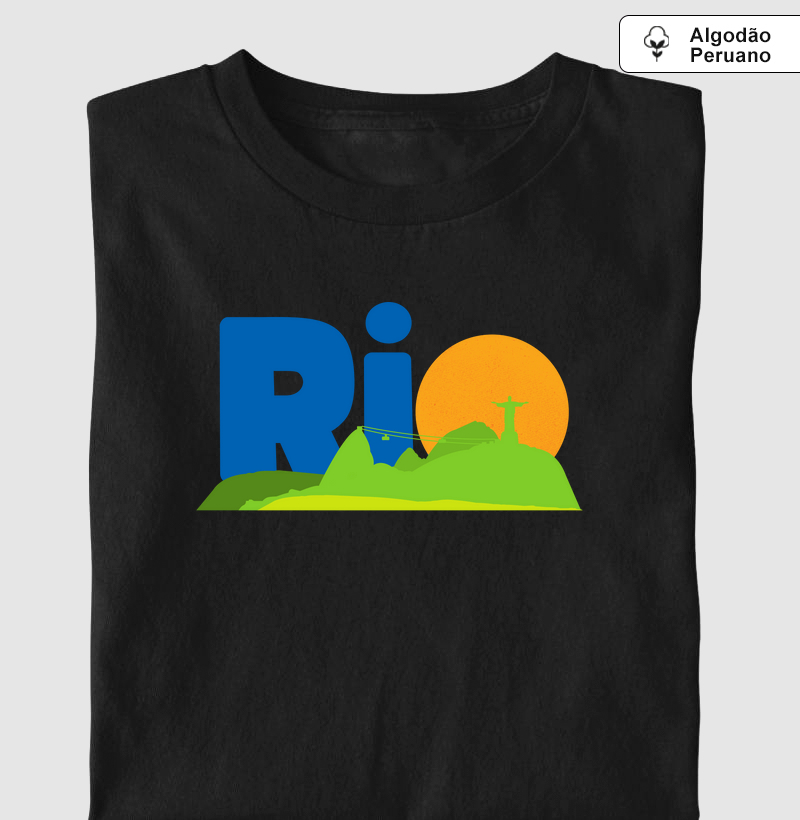 Camiseta Algodão Peruano Corcovado