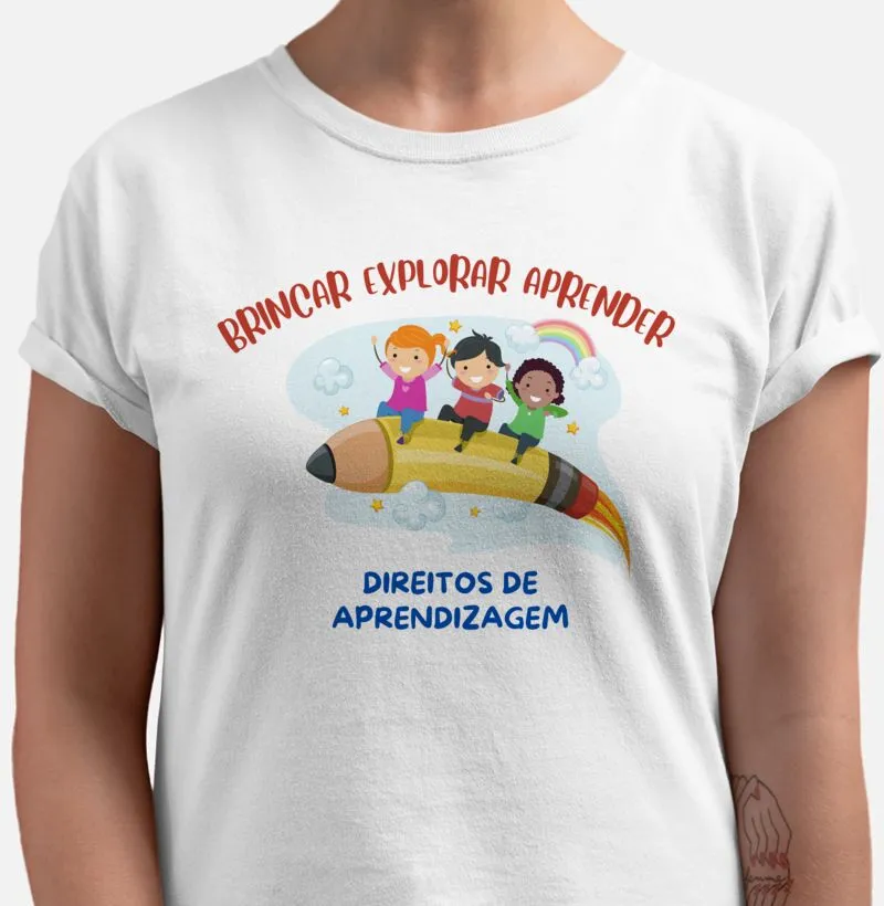 Camiseta Direitos de Aprendizagem