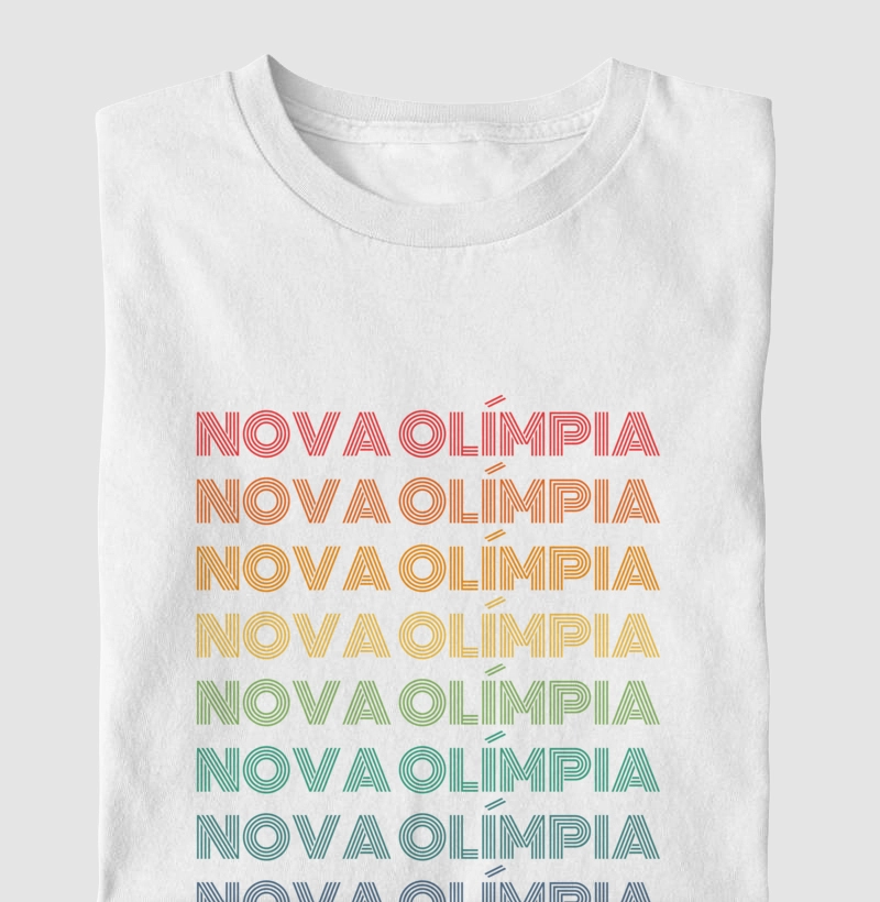 Nova Olímpia Letreiro Retrô
