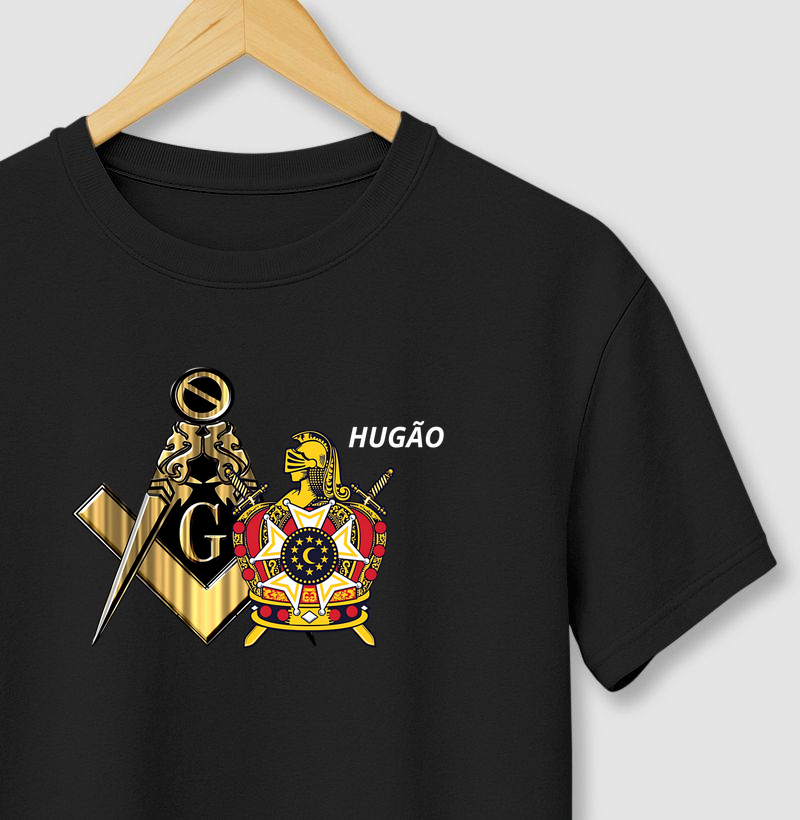 Camiseta HUGÃO - Maçonaria e DeMolay - Mr. GADU
