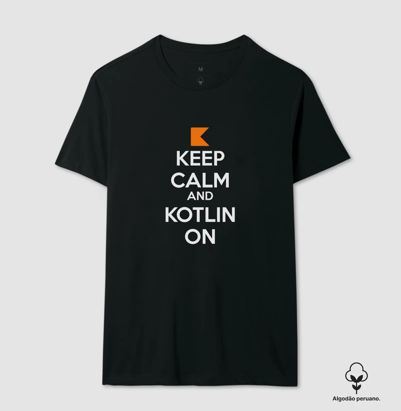 Camiseta Premium - Keep Calm Kotlin