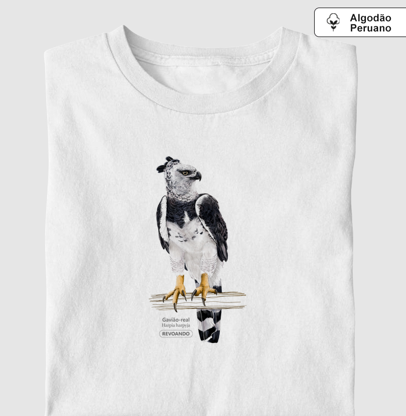 Aves do Brasil - Gavião-real - Harpia - Algodão Peruano