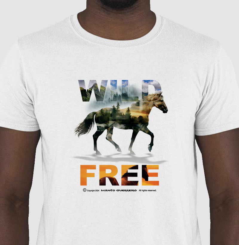 Camisa Wild Free Masculina Branca