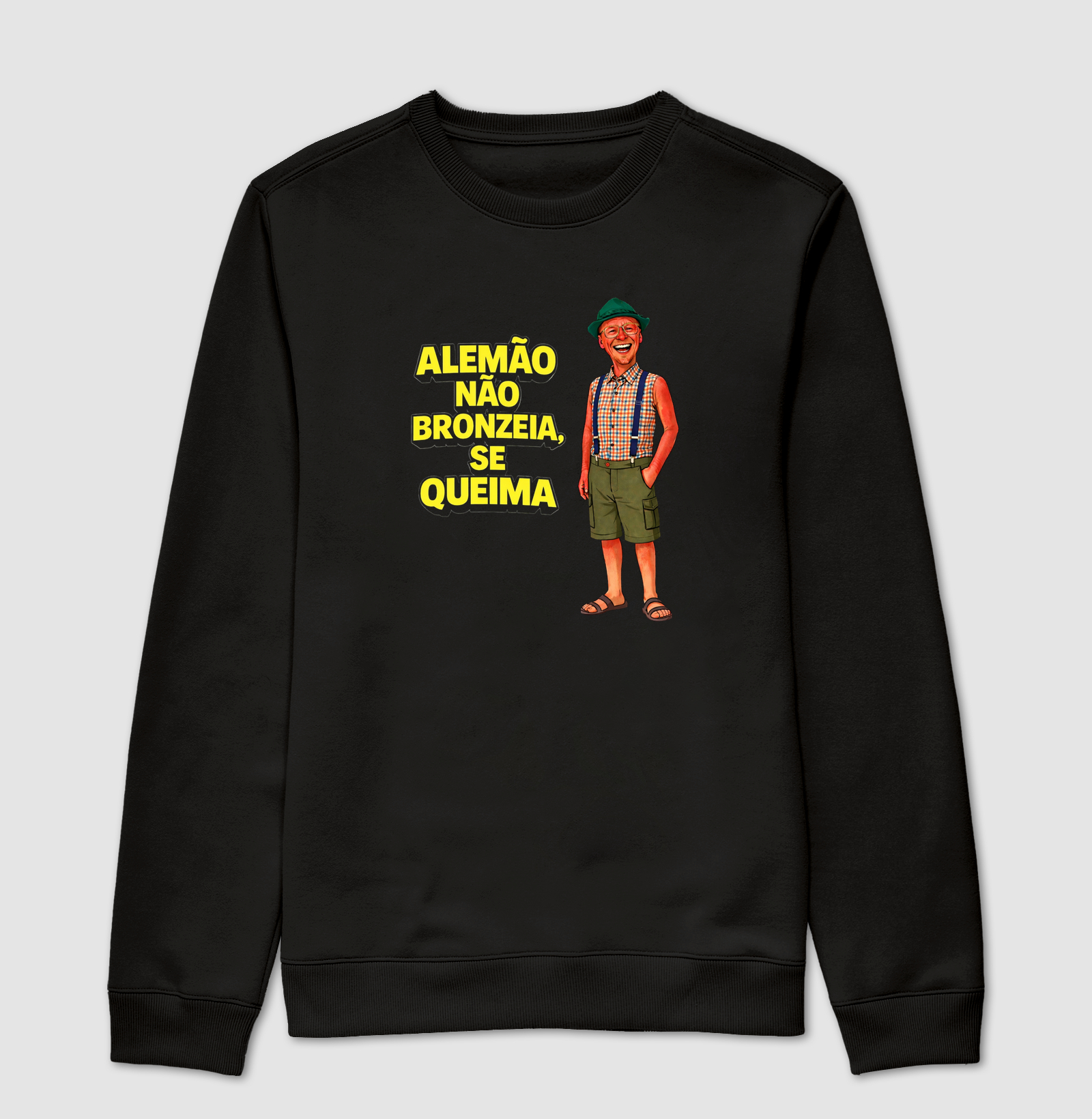 Alemão não bronzeia, se queima