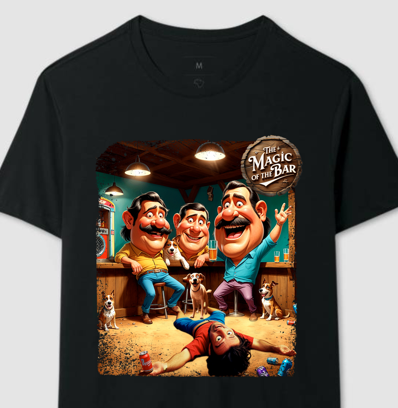 Camiseta a Magia do Bar
