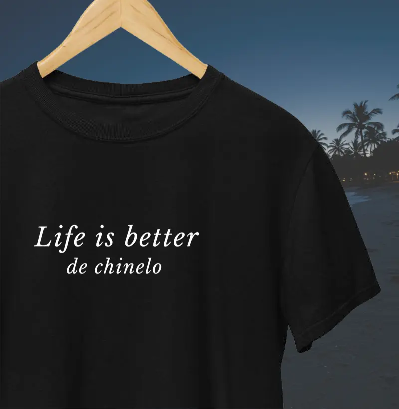 Life is better de chinelo