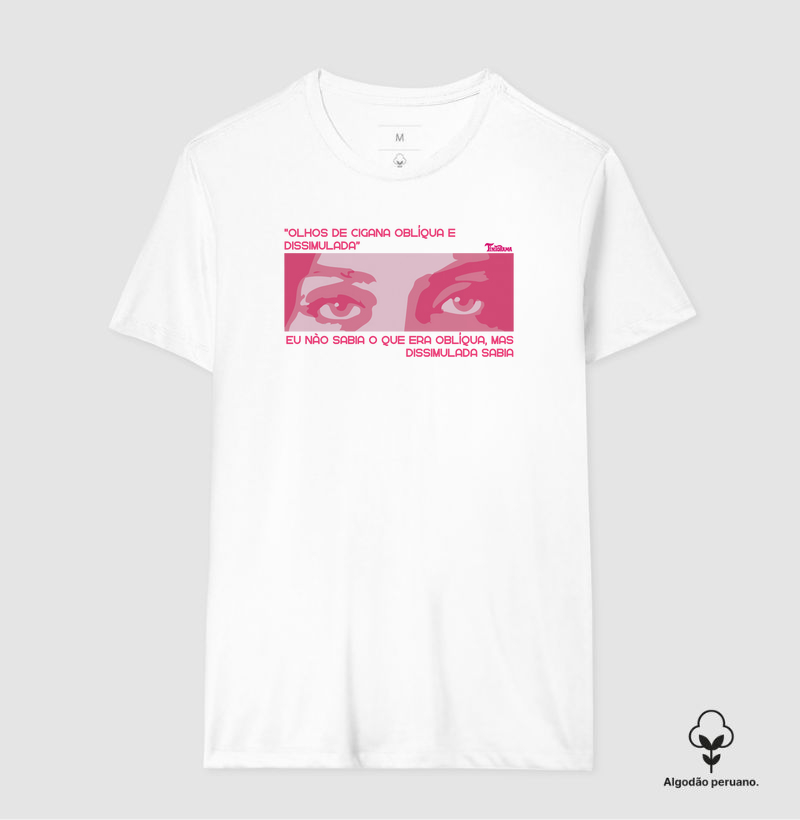 Camiseta de Algodão Peruano "dissimulada"