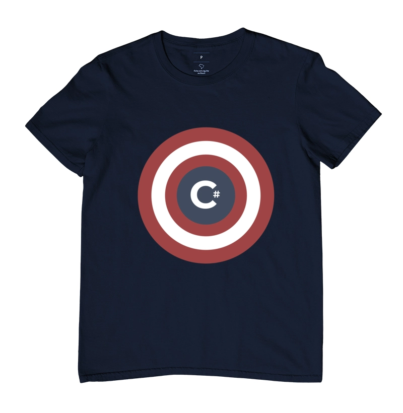 Camiseta C#pitão América