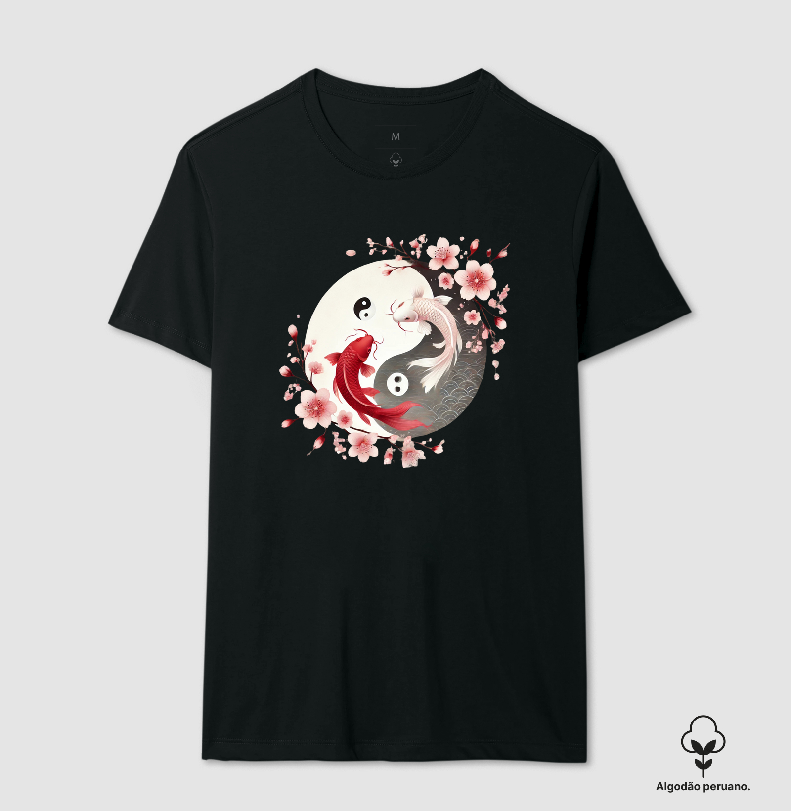Yin Yang com Peixe Koi