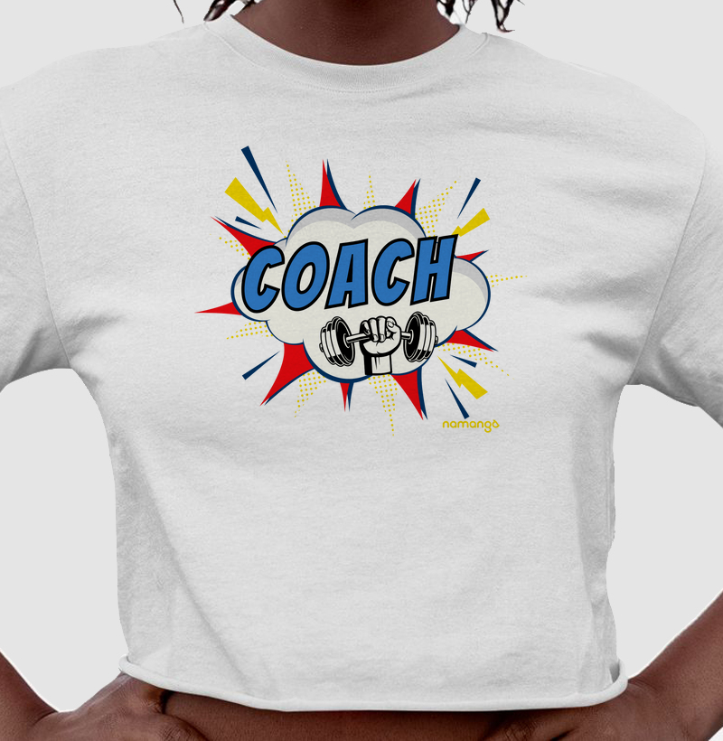 Cropped Coach Estilo Cartoon – Na Manga