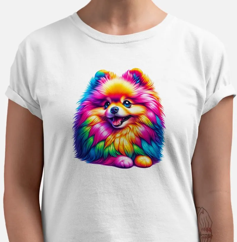 lulu da pomerania spitz alemão - Rainbow