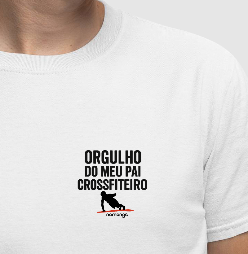 Camiseta Orgulho do Meu Pai Crossfiteiro – Na Manga