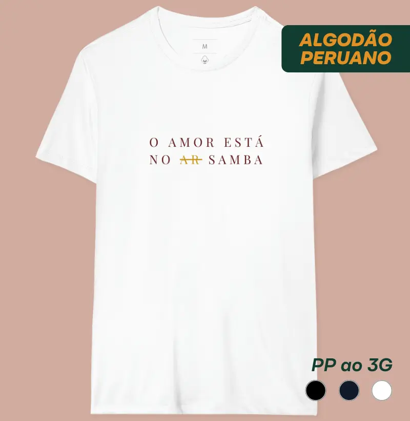 O amor está no samba