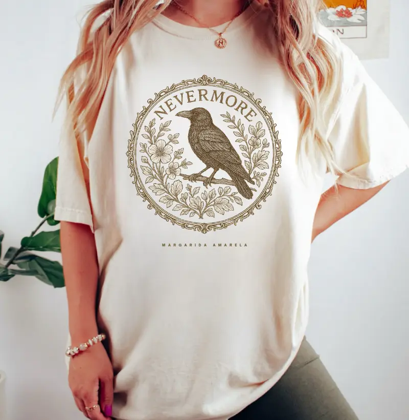 Camiseta oversized Nevermore