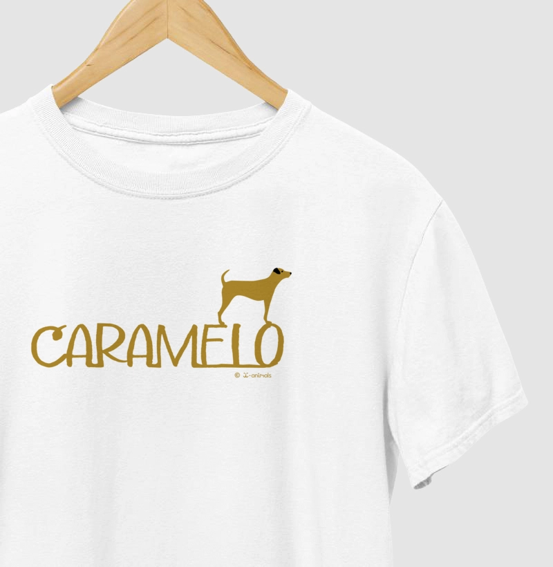 Camiseta cachorro Caramelo - Identidade