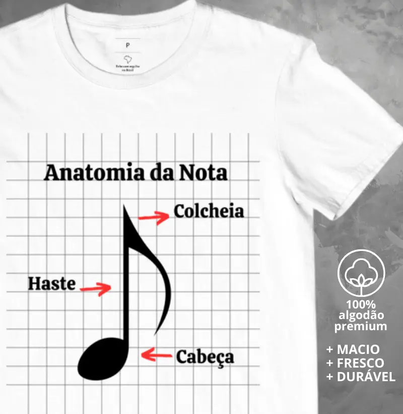 Camiseta Anatomia da Nota