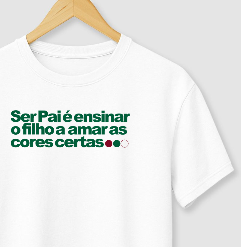 Ser Pai é Ensinar o Filho Escolher as Cores Certas (tricolor-rj)