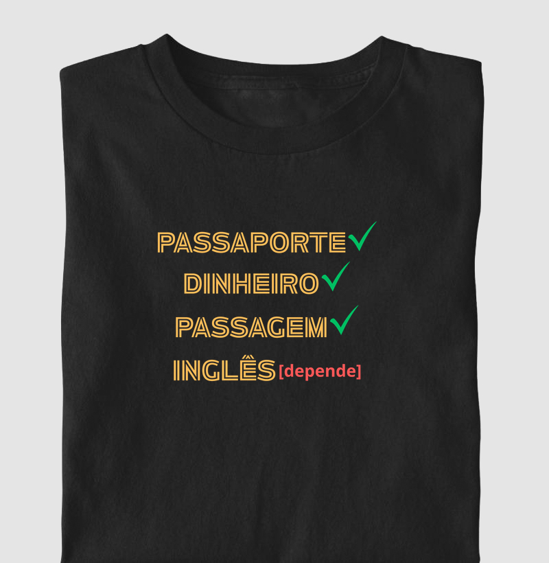 Inglês: depende