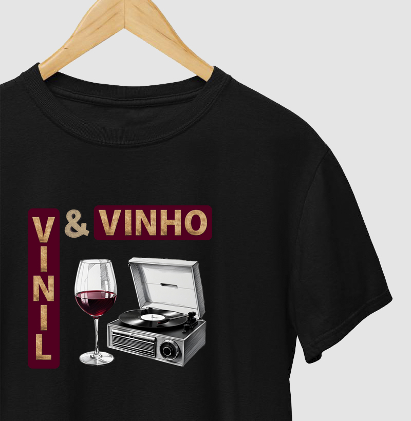 VINIL E VINHO - ILUSTRAÇÃO