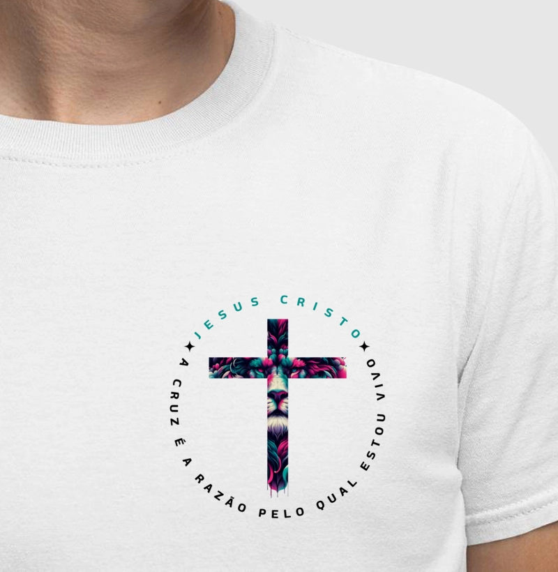Camiseta a cruz é a razão pelo qual estou vivo