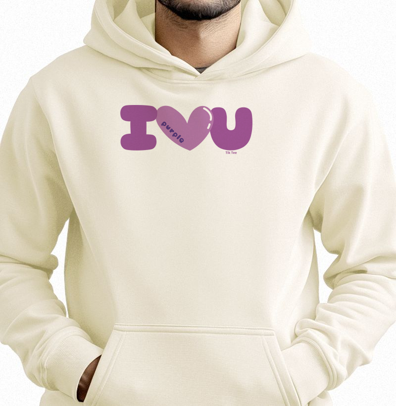I purple U