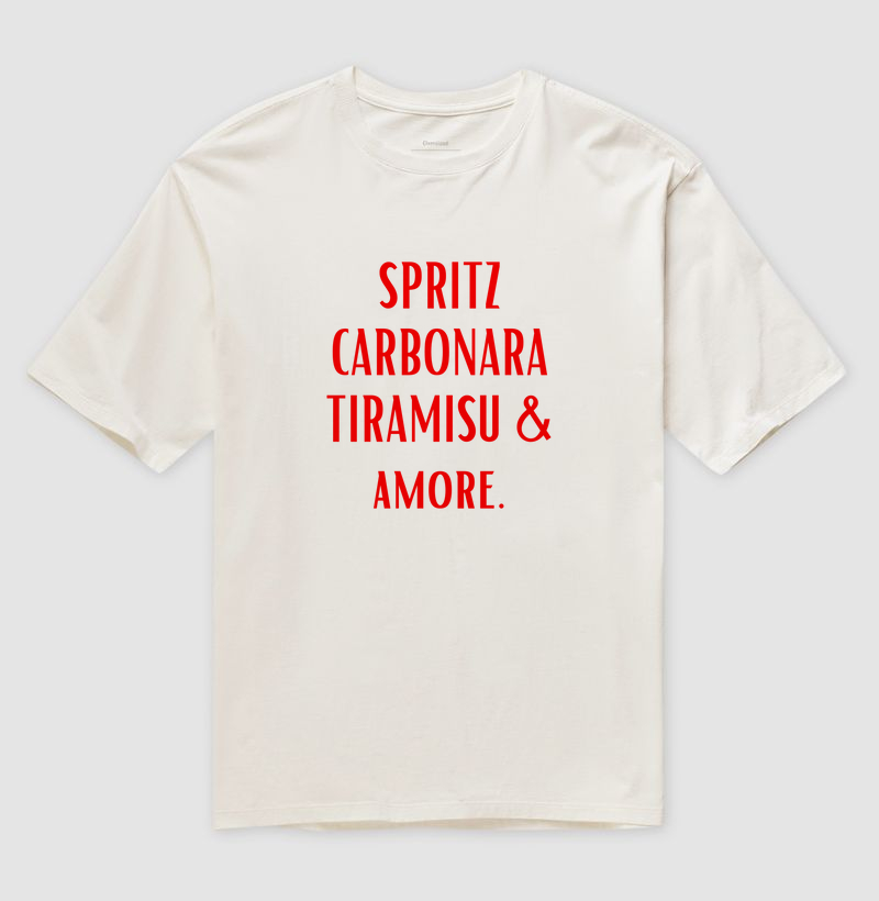 Camiseta Oversized Amore II