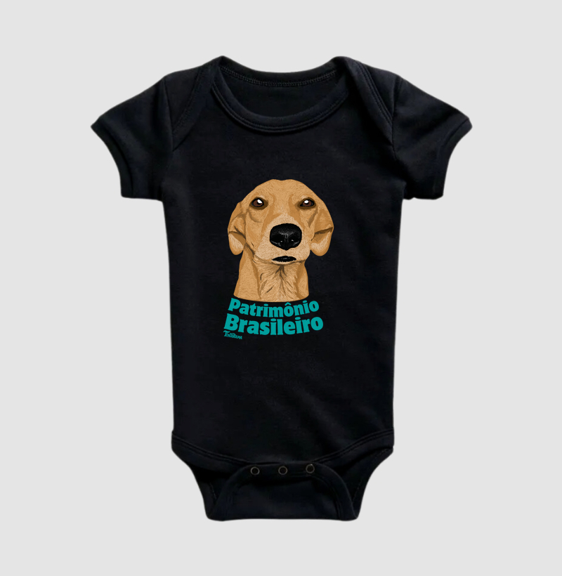 Body Infantil "patrimônio brasileiro"