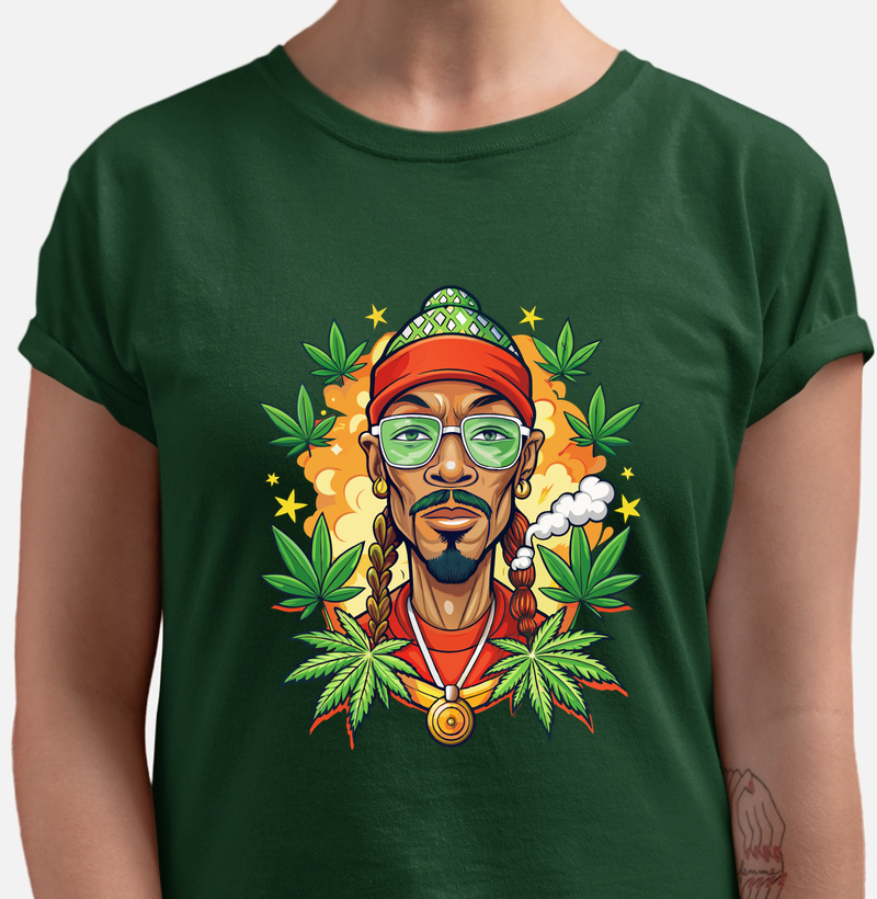 Camiseta Hip-Hop Green Vibe