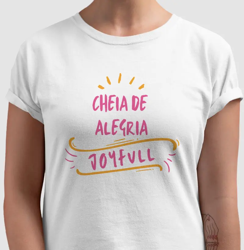 Cheia de Alegria Lettering