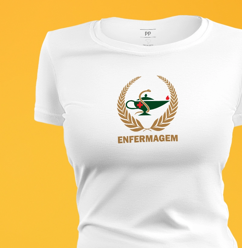 Camiseta Símbolo da Enfermagem - feminina 