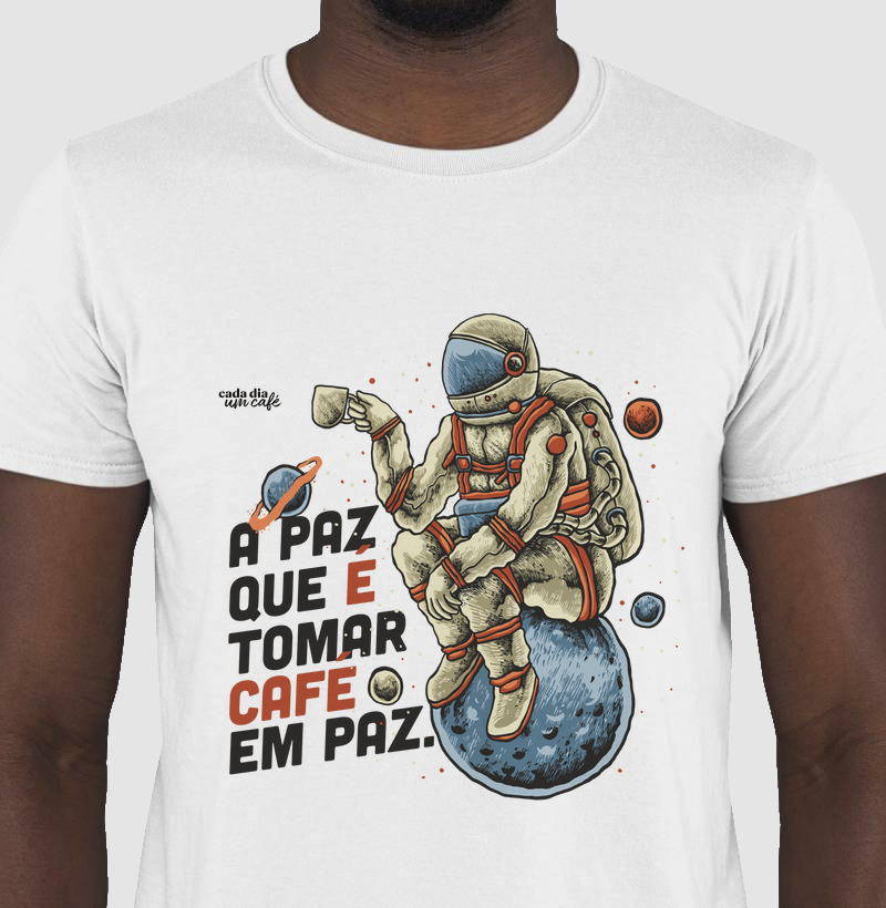 A Paz em tomar café em paz.