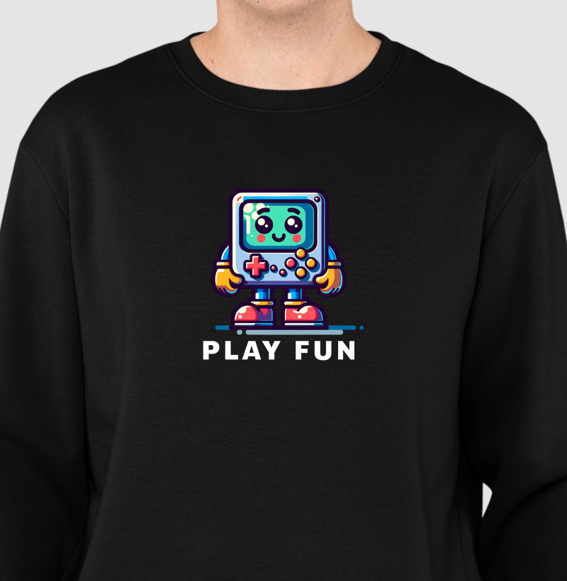 Moletom Slim “Play Fun"