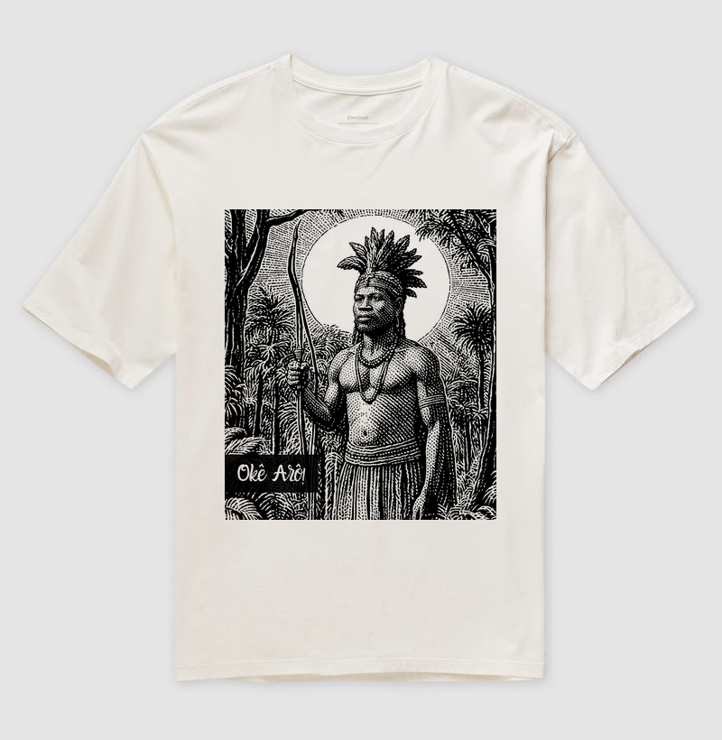Camiseta - Oxóssi - Desenho 2