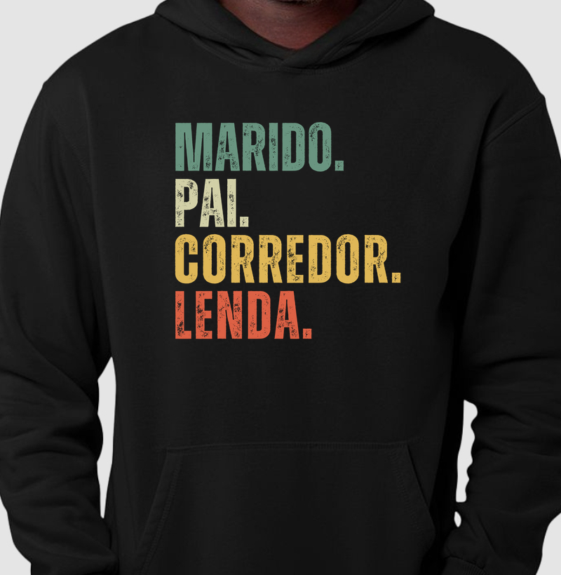 Marido, pai, corredor e lenda.