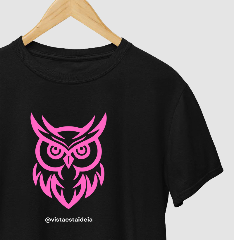 Camiseta geek - Coruja