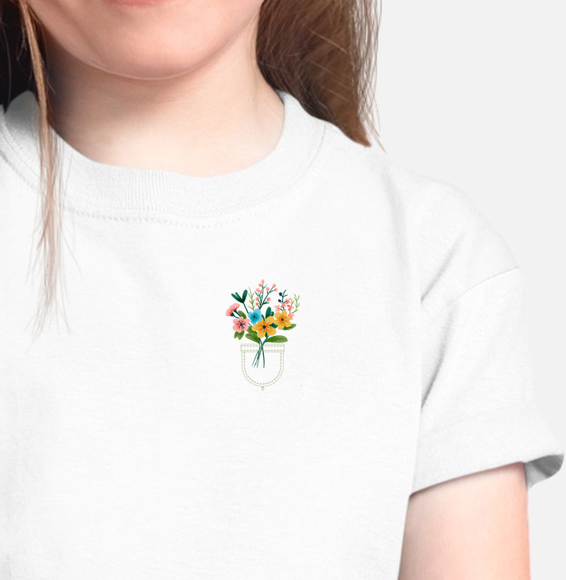Flores no bolso