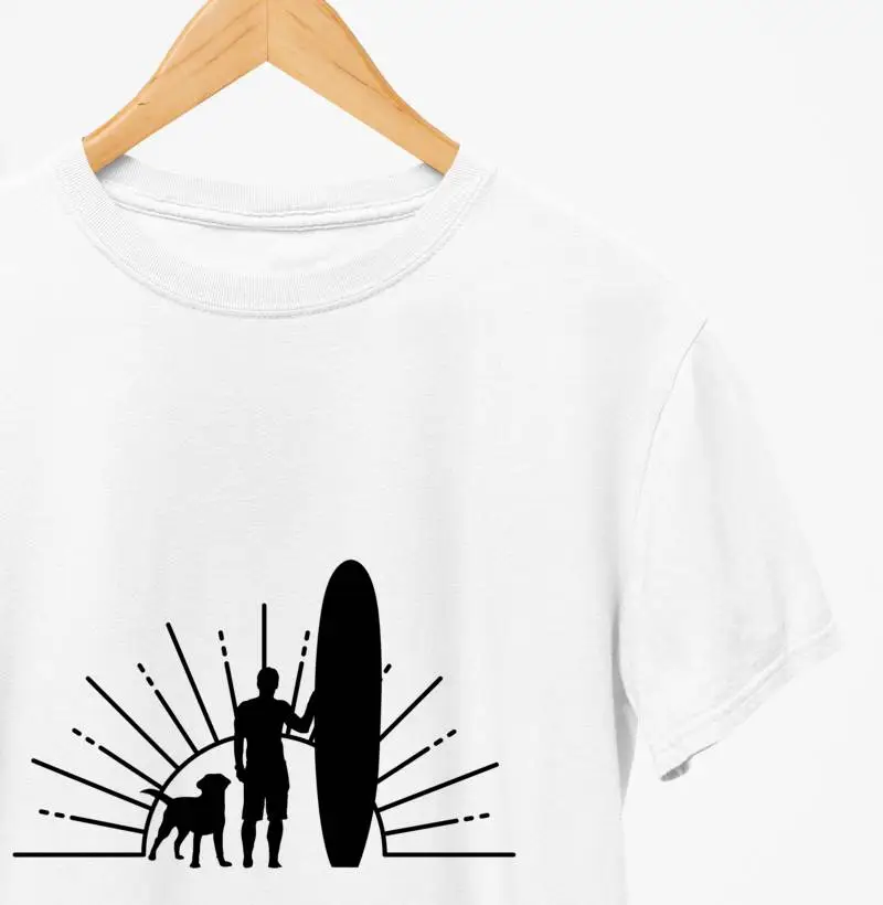 Camiseta/ longboard labrador