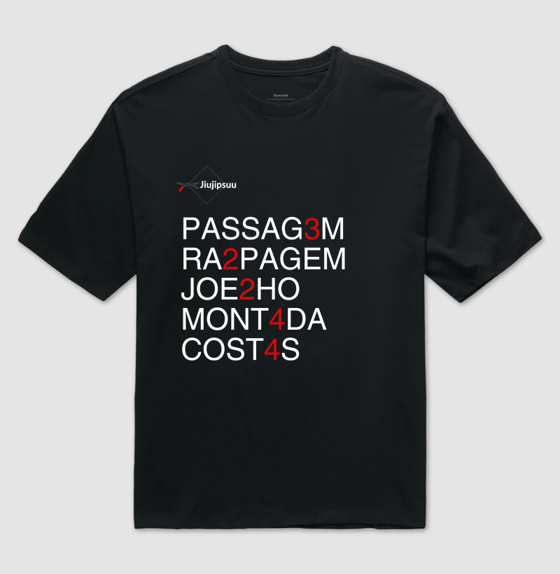 Camisa Jiu Jitsu Frases 