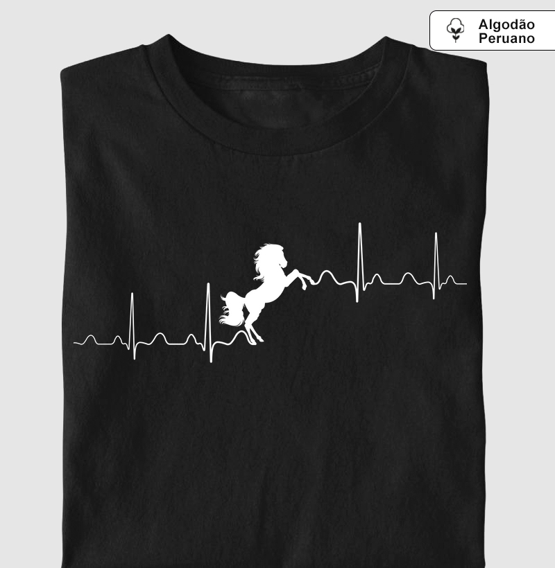 Heartbeats of a Rider - Algodão Peruano Premium