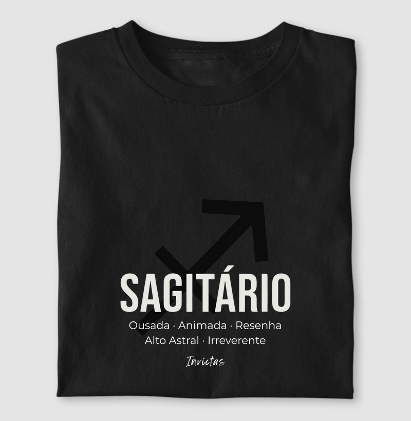Camiseta Algodão Penteado - Sagitário
