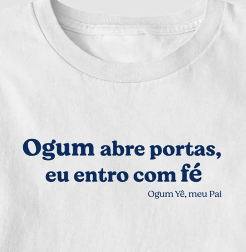 Ogum abre portas,  eu entro com fé